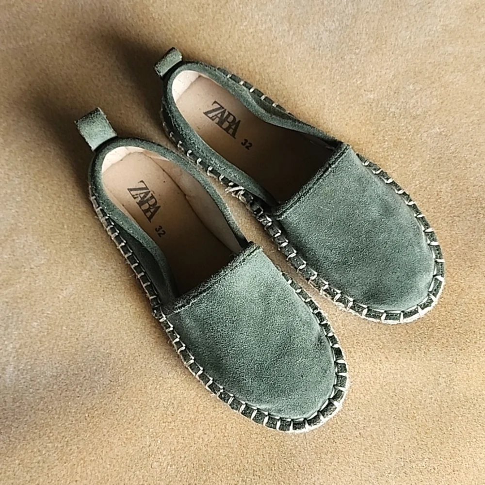 Zara kids leather espadrilles